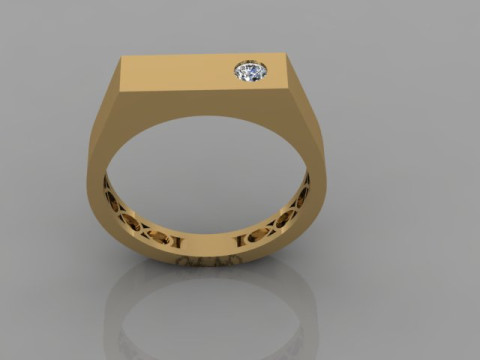 Men Ring Modello 3D