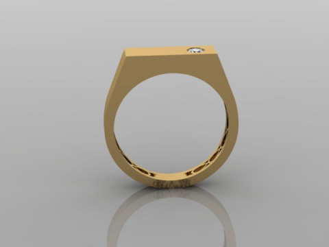 Men Ring Modello 3D