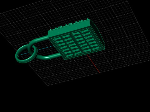 Pingente de cadeado Modelo 3D