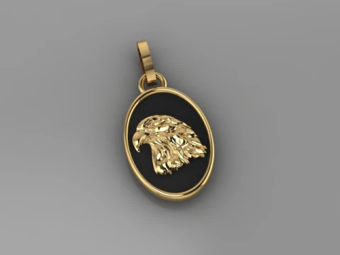 Eagle Pendant 3D Model
