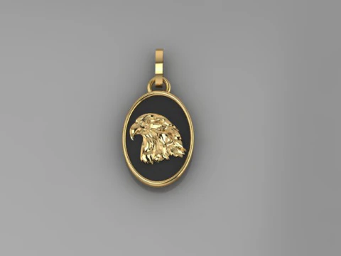 Eagle Pendant 3D Model