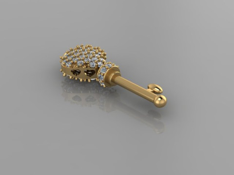 Valentine Key Model 3D