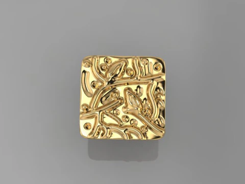 Fashion Ring 3D Model