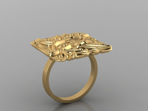 Fashion Ring 3D Model