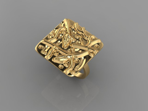 Fashion Ring 3D Model