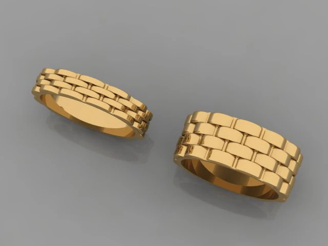 Roolex Ring 3D Model .c4d .max .obj .3ds .fbx .stl .blend 