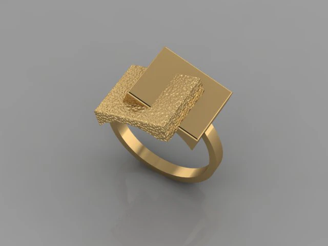 Anello di moda Modello 3D .c4d .max .obj .3ds .fbx .stl .blend