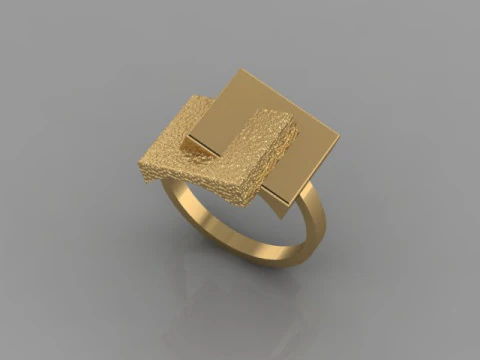 Anello di moda Modello 3D