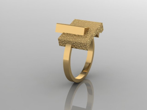Fashion Ring 3D Model