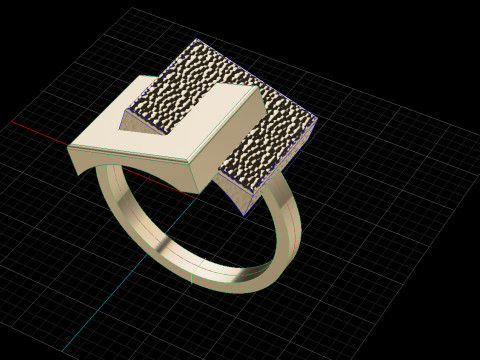Fashion Ring 3D Model