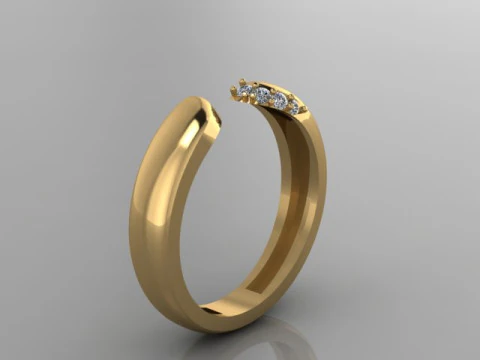 Bel anello Modello 3D