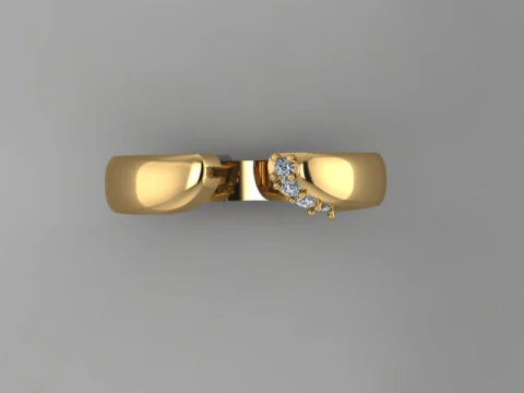 Bel anello Modello 3D