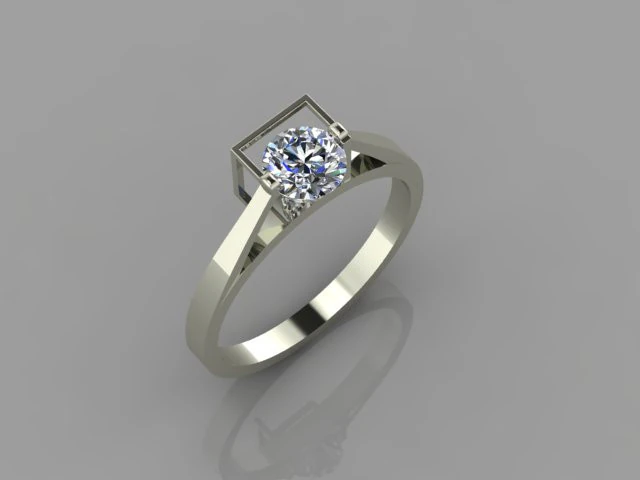 Future Elegance Ring 3D Model .c4d .max .obj .3ds .fbx .stl .blend 