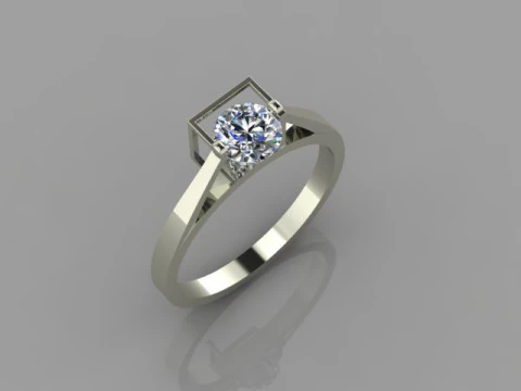 Anello dell'eleganza futura Modello 3D