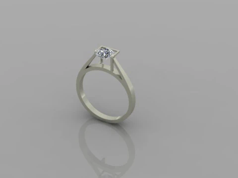 Future Elegance Ring 3D Model