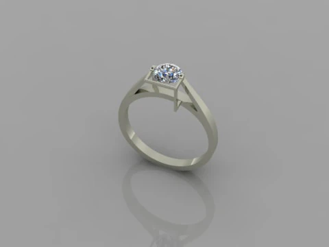 Future Elegance Ring 3D Model