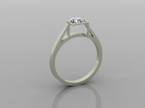 Future Elegance Ring 3D Model