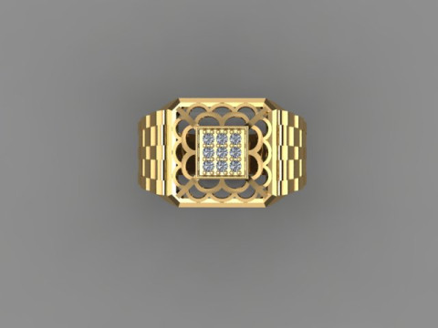 Men Ring 3D Модель