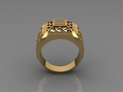Men Ring 3D Модель