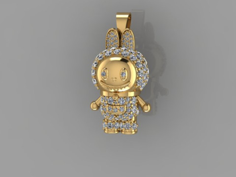 LABUBU Pendant 3D Модель