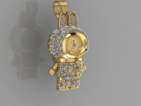 LABUBU Pendant 3D Model