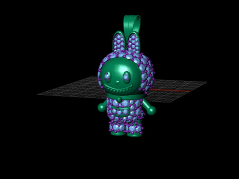 LABUBU Pendant 3D Model