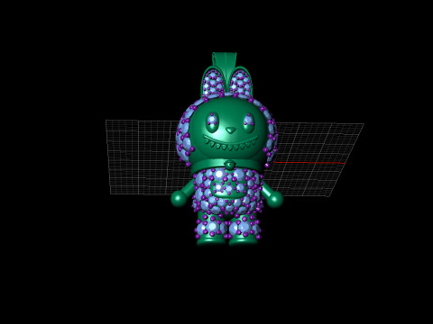 LABUBU Pendant Modelo 3D