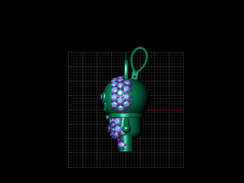 LABUBU Pendant Modelo 3D
