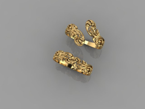 Couple Rings 3D 모델