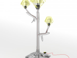 modern glass lampshade Modelo 3D