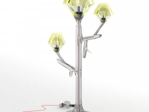modern glass lampshade 3D Model