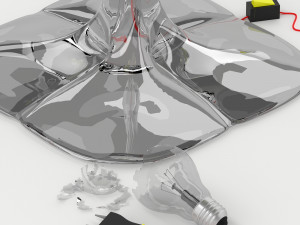 modern glass lampshade 3Dモデル