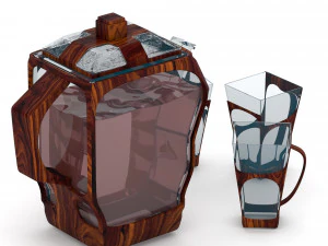 tea cup set 3D Model