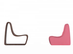 comfortable expandable armchair 3D Model