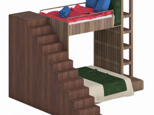 bunk bed 3D Модель