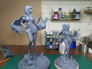 little red riding hood statue - stl 3D Print Model