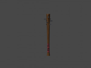 post-apocalypse melee Model 3D