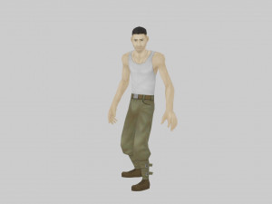 rigged model pers 3D Model