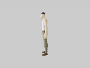 rigged model pers 3Dモデル