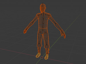 rigged model pers 3Dモデル