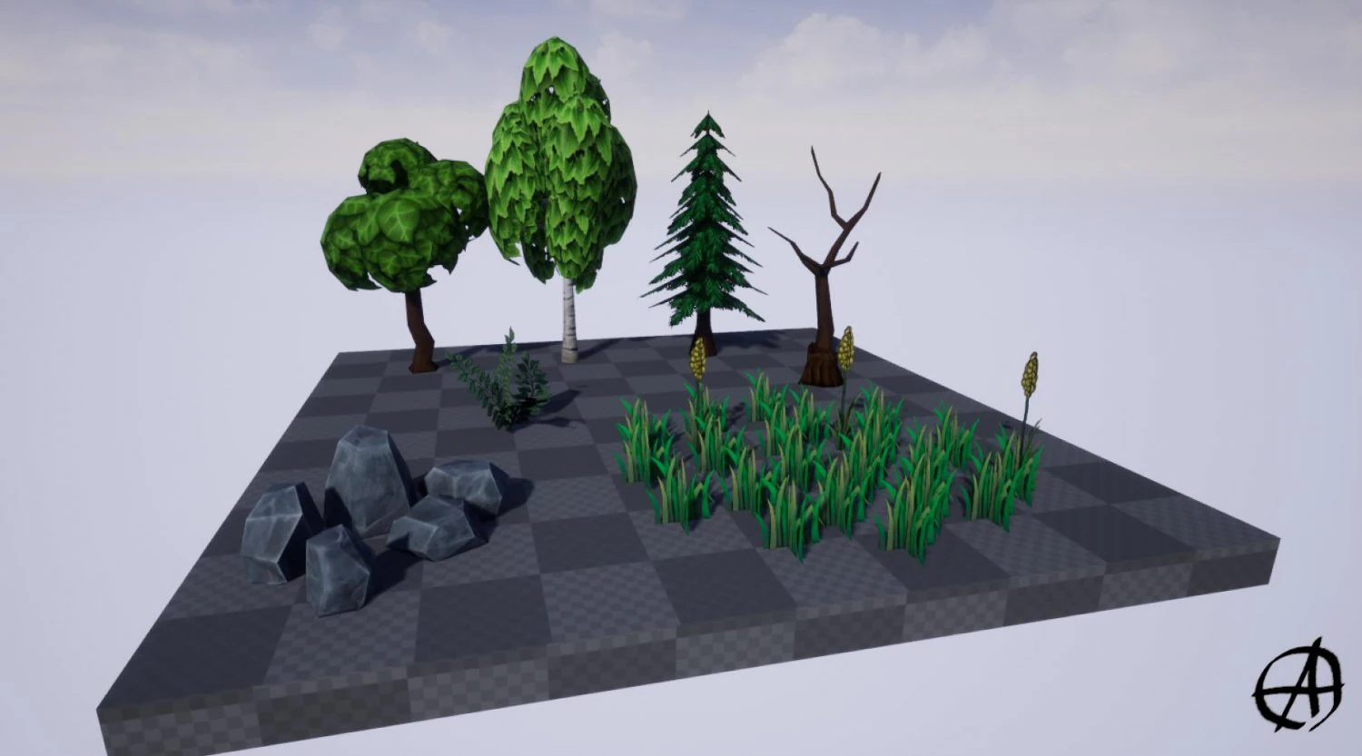 asset01 3D Model .c4d .max .obj .3ds .fbx .stl .blend 