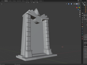 ancient egyptian portal 3D Model