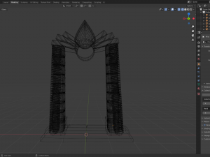 ancient egyptian portal 3D Model