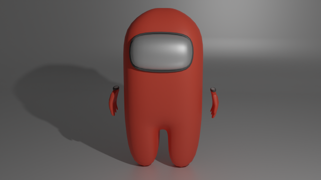 among us game character 3D Модель .c4d .max .obj .3ds .fbx .stl .blend 