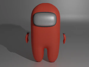 우리 사이에서 게임 캐릭터 3D 모델