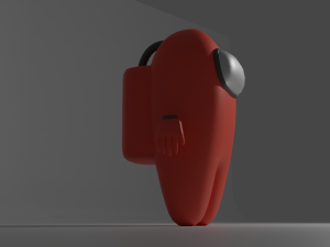 among us game character 3D Модель