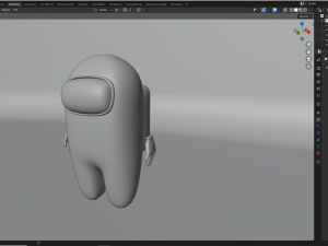 among us game character 3D Модель