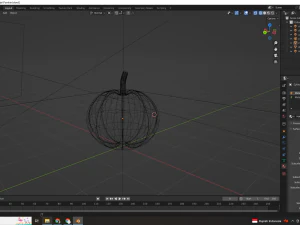 Процедурная текстура тыквы &mdash; Blender 3D Модель