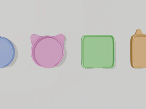 Pet Bowls 3D Model