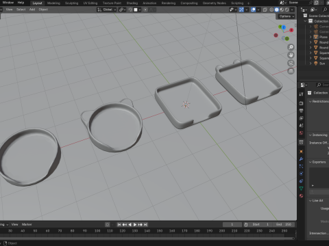 Pet Bowls Model 3D